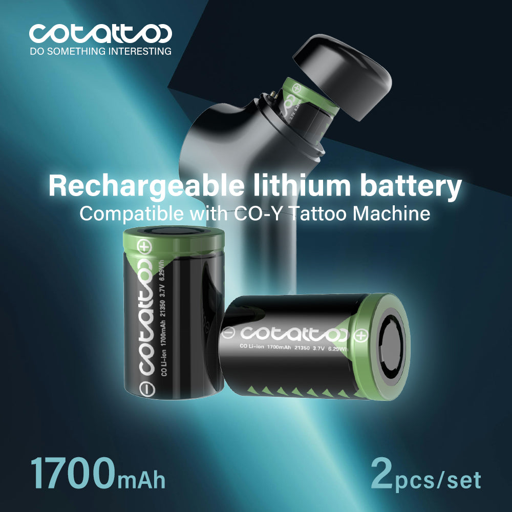 Rechageable lithium batteries for CO-Y 2 Pcs